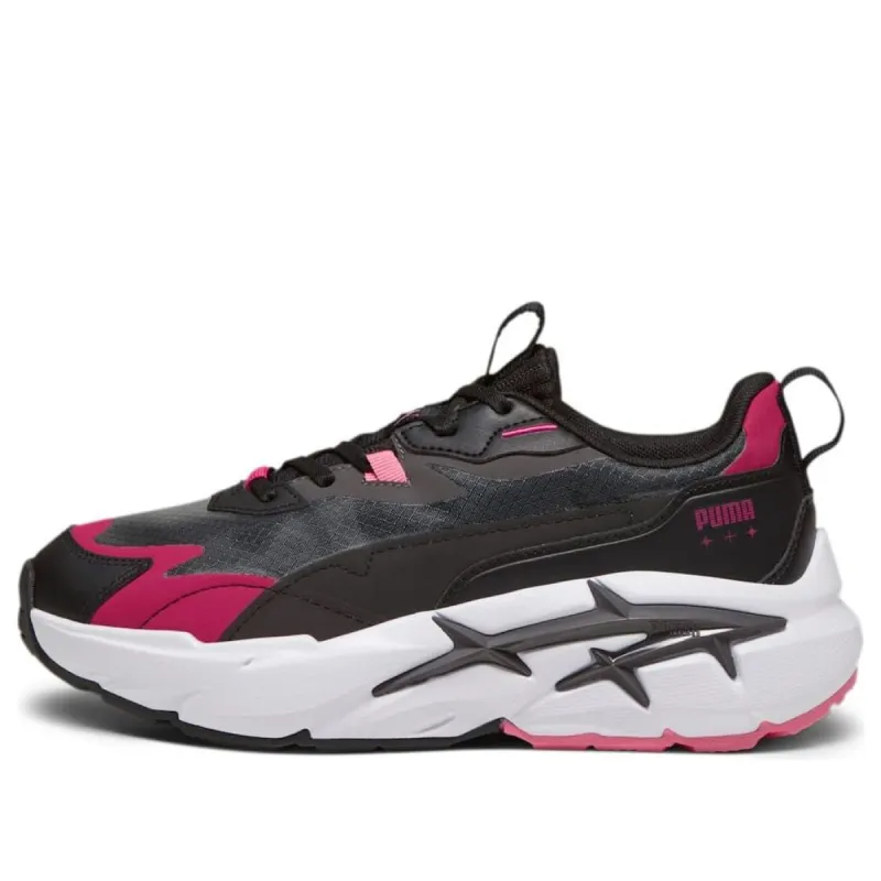 (WMNS) PUMA Spina Nitro Sneakers 'Black Pink' 392480-03 sold by KicksCrew
