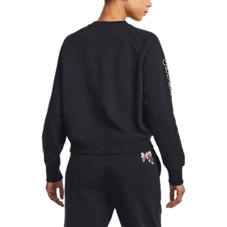 (WMNS) Under Armour Heavyweight Terry Crew 'Black' 1379833-001 sold by KicksCrew product image thumbnail 4