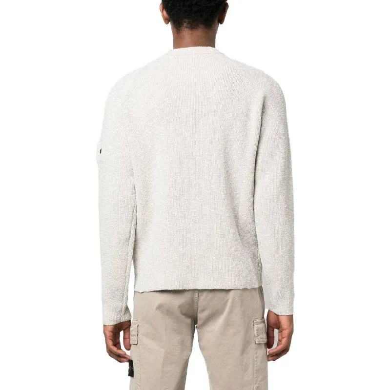 STONE ISLAND Shadow Project Logo Patch Knitted Jumper 'Grey' 78195121R-V0035 sold by KicksCrew product image thumbnail 2