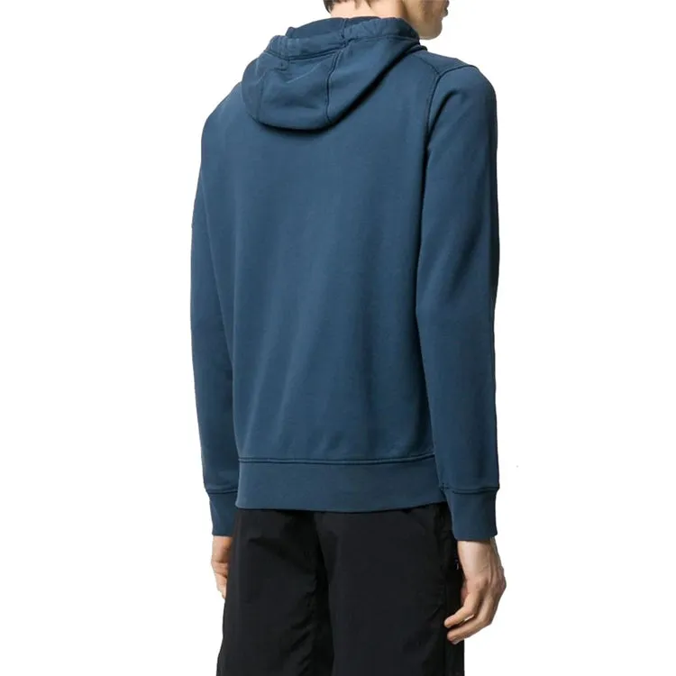 STONE ISLAND Garment Dyed Zip Hoody Jacket 'Dark Blue' 721564251-V0020 sold by KicksCrew product image thumbnail 3