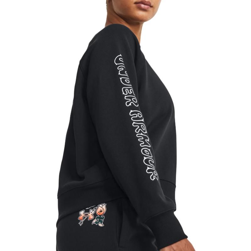 (WMNS) Under Armour Heavyweight Terry Crew 'Black' 1379833-001 sold by KicksCrew product image thumbnail 5