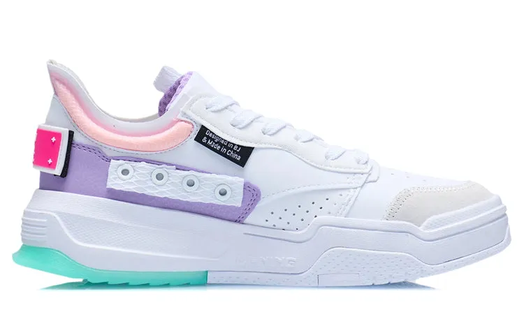 (WMNS) Li-Ning Geek 'White Purple Pink' AGCR154-2 sold by KicksCrew product image thumbnail 2