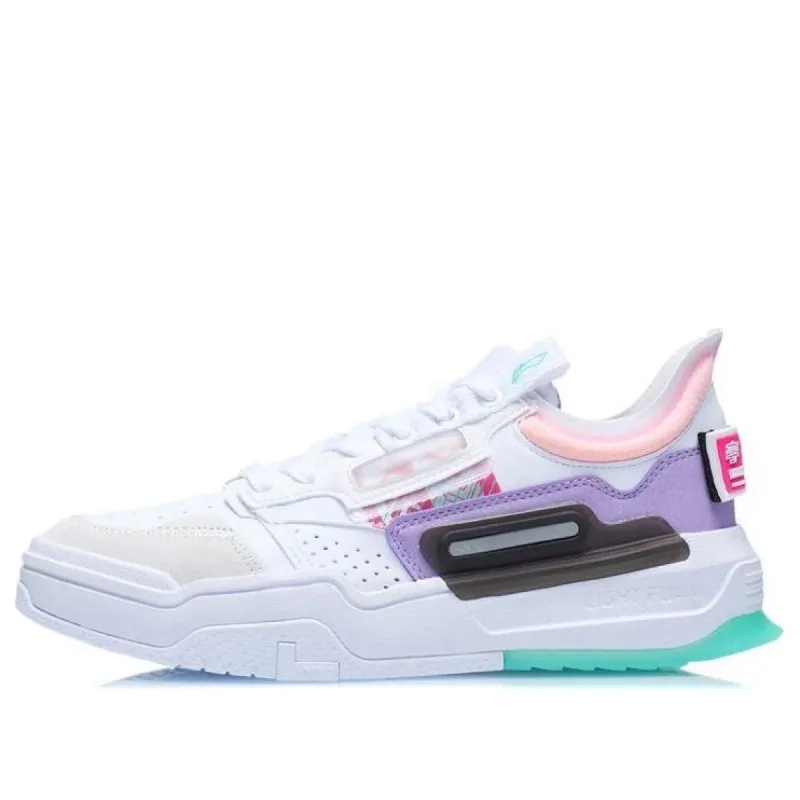(WMNS) Li-Ning Geek 'White Purple Pink' AGCR154-2 sold by KicksCrew