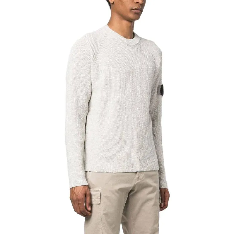 STONE ISLAND Shadow Project Logo Patch Knitted Jumper 'Grey' 78195121R-V0035 sold by KicksCrew product image thumbnail 3