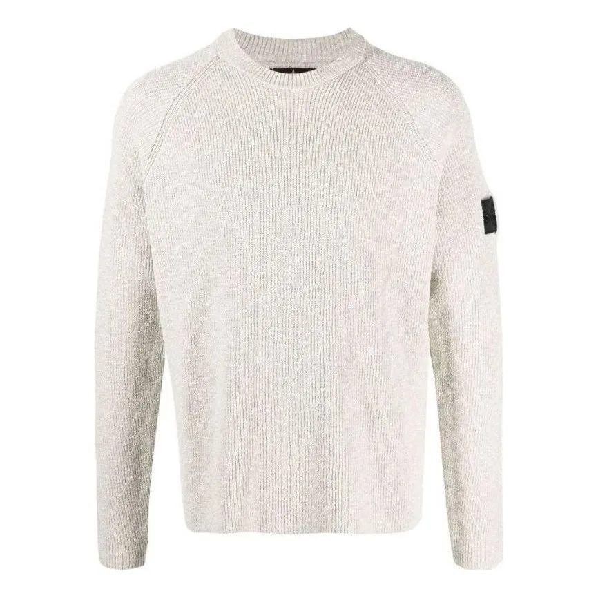 STONE ISLAND Shadow Project Logo Patch Knitted Jumper 'Grey' 78195121R-V0035 sold by KicksCrew