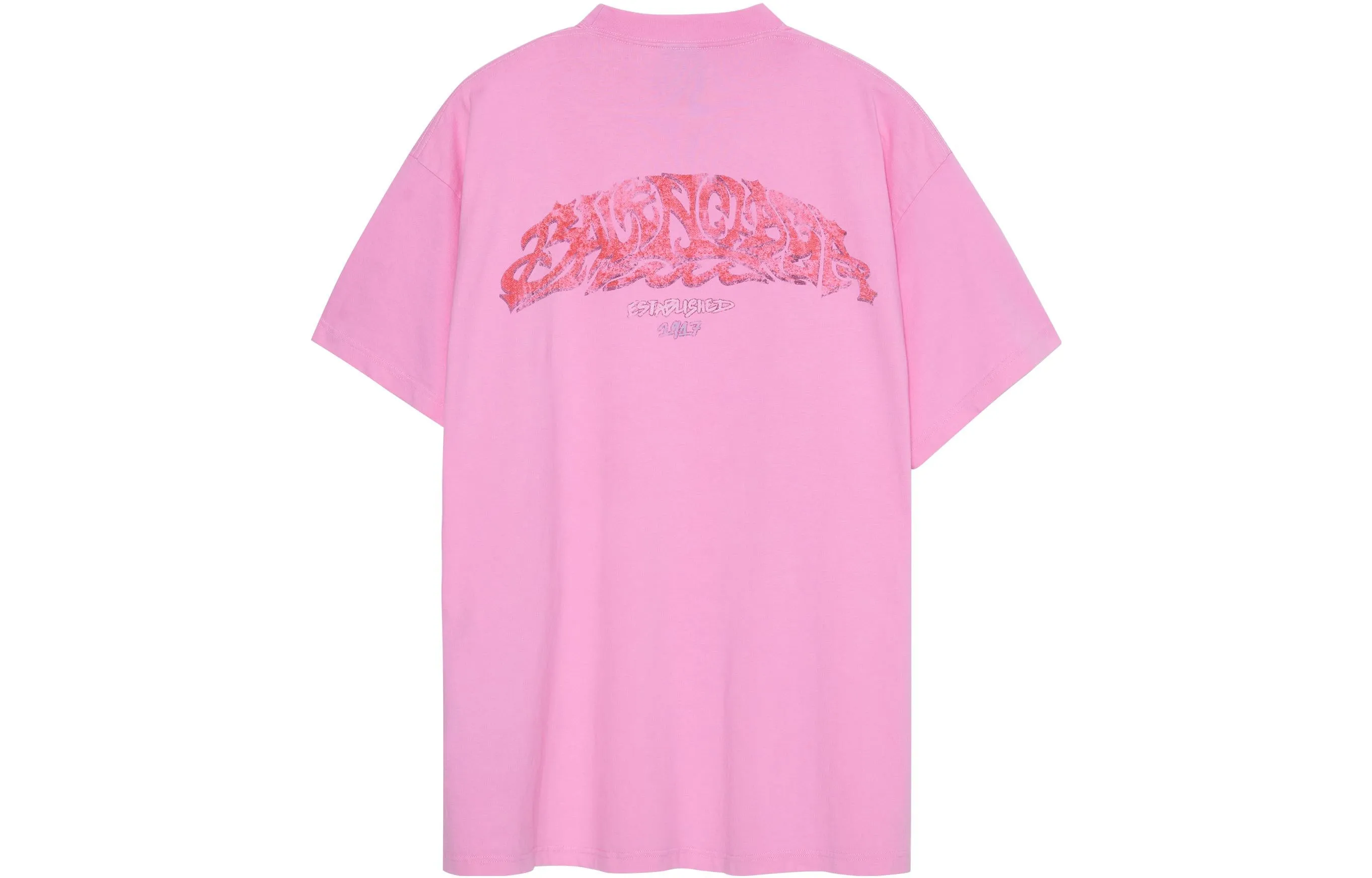Balenciaga Offshore T-shirt Oversized 'Pink' 739028TPVM85960 sold by KicksCrew product image thumbnail 2