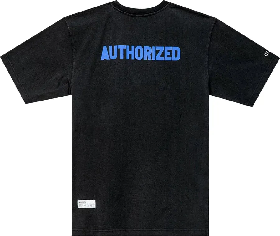 HERON PRESTON Logo Print AF Oversized T-Shirt 'Black' HMAA020R21JER0021045 sold by KicksCrew product image thumbnail 2