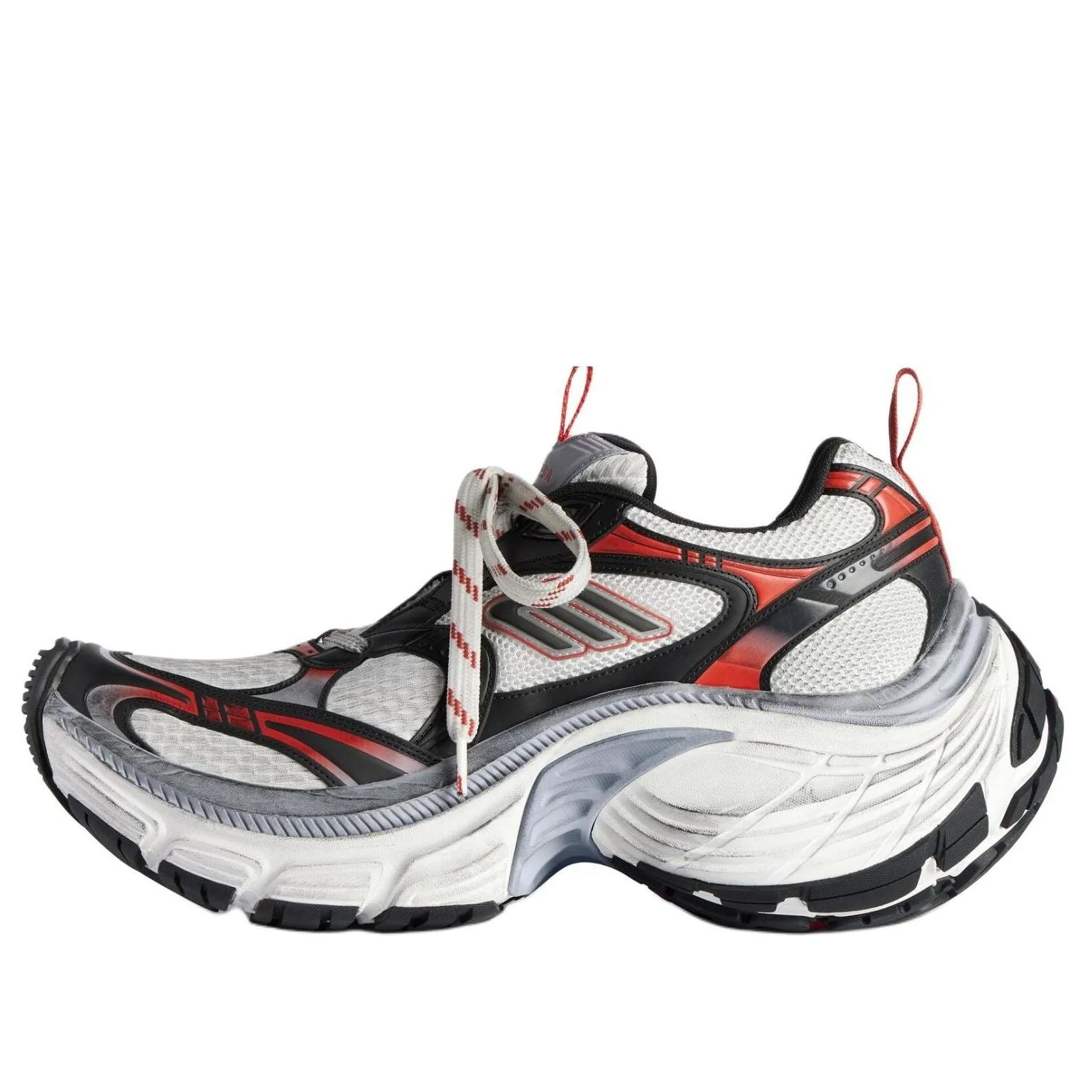 Balenciaga 10xl Sneaker 'Grey White Red' 792779W2MV21960 sold by KicksCrew