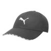 Puma Visor Baseball Cap 'Black White' 02282401 sold by KicksCrew