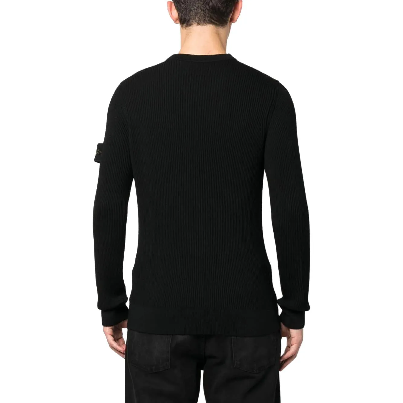 STONE ISLAND Knitted Sweater 'Black' 7915553C2-A0029 sold by KicksCrew product image thumbnail 2