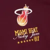 Mitchell & Ness x Nicky Jam NBA T-Shirt 'Miami Heat' SSTE5282-MHEYYPPPDKRD sold by KicksCrew