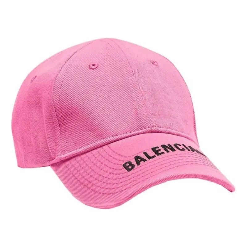 (WMNS) Balenciaga Logo Cap 'Pink' 541400310B25960 sold by KicksCrew