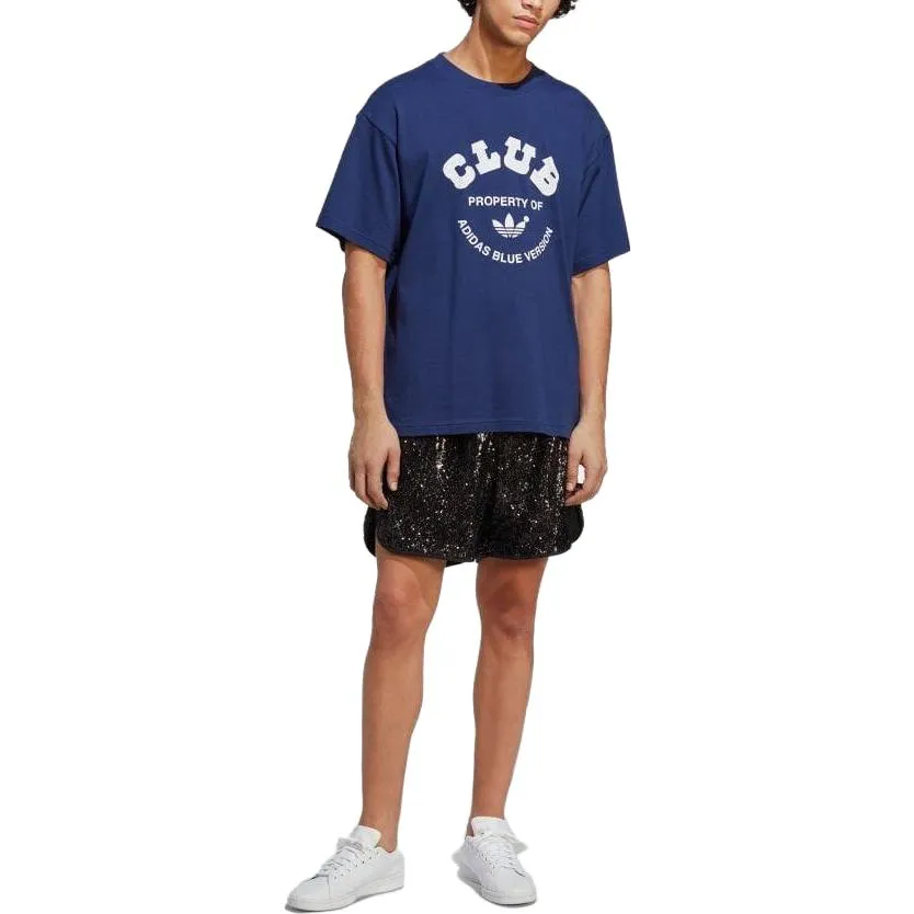 adidas Blue Version Club T-Shirt 'Blue White' IA2459 sold by KicksCrew product image thumbnail 2