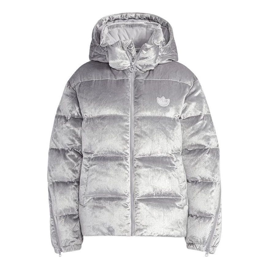 (WMNS) Adidas Originals Down Jacket 'Silver' H37077 sold by KicksCrew