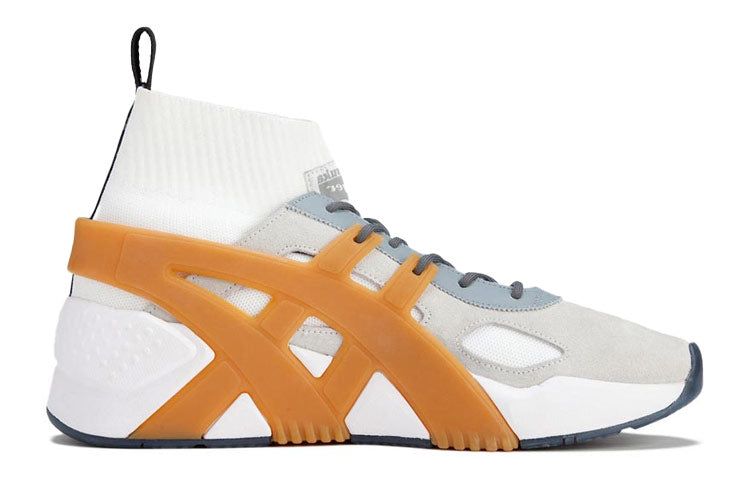 Onitsuka Tiger Big Logo Trainer 2.0 Sock 'White Grey Tan' 1183B472-021 sold by KicksCrew product image thumbnail 2