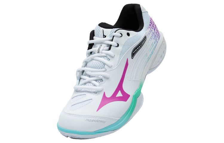 Mizuno Wave Claw 'White Green Purple' 71GA211030 sold by KicksCrew product image thumbnail 2