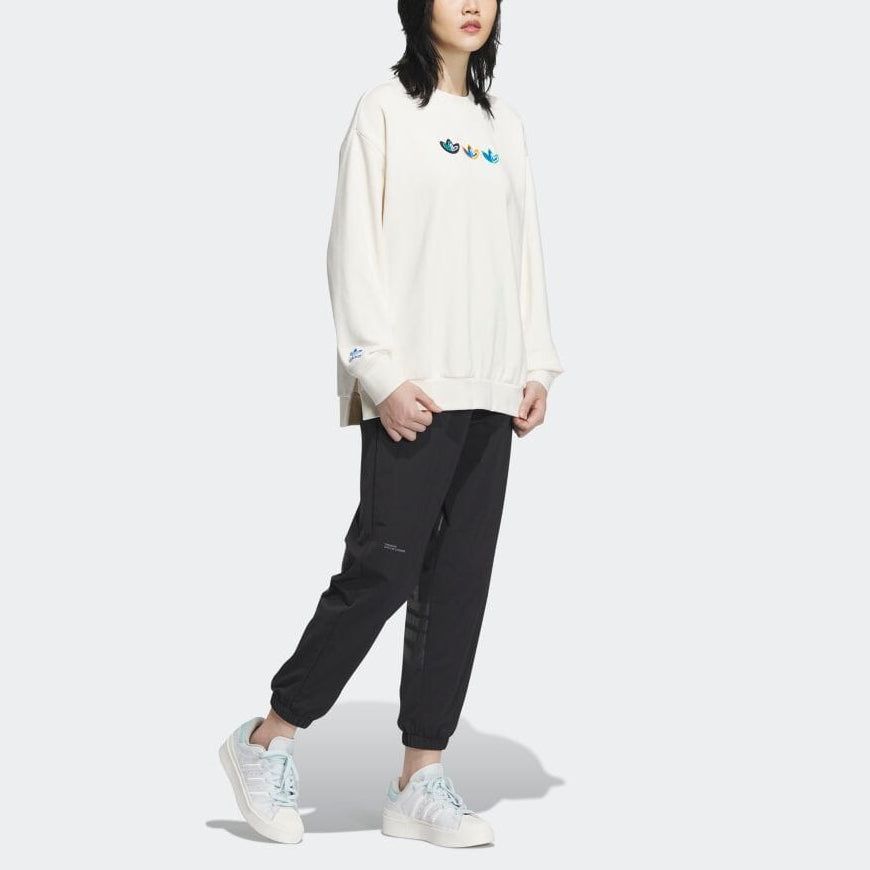(WMNS) Adidas Originals VDRY Crew Sweatshirts 'White' IK8662 sold by KicksCrew product image thumbnail 4