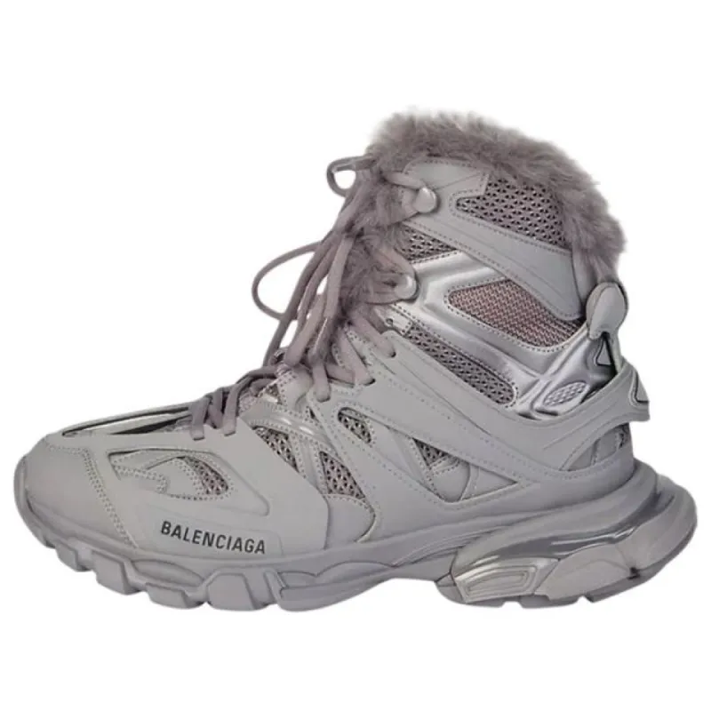 Balenciaga Track Hikers 'Faux Fur Grey' 668557W3CQ21800 sold by KicksCrew