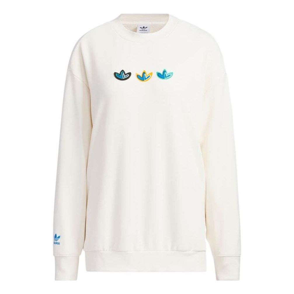 (WMNS) Adidas Originals VDRY Crew Sweatshirts 'White' IK8662 sold by KicksCrew