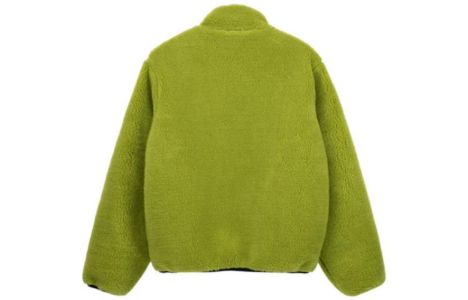 Stussy Reversible Sherpa Jacket 'Green Black' 118520 sold by KicksCrew