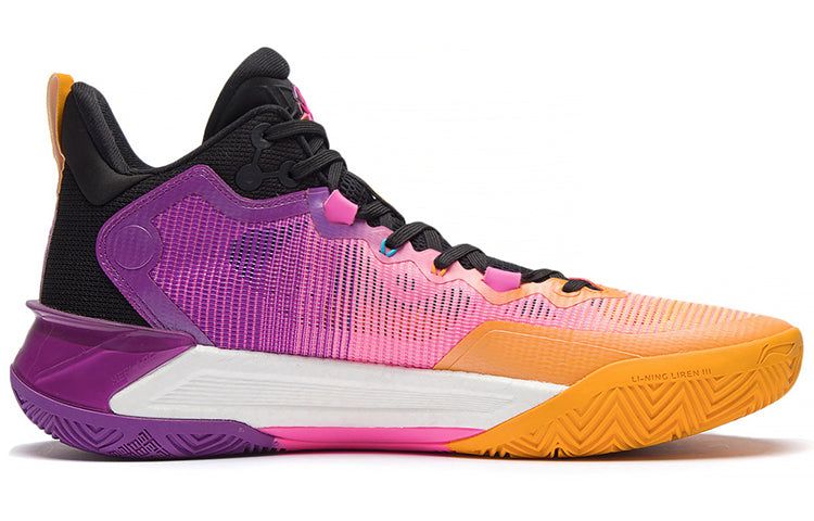 Li-Ning LiRen 3 'Orange Purple Black' ABAS091-3 sold by KicksCrew product image thumbnail 2