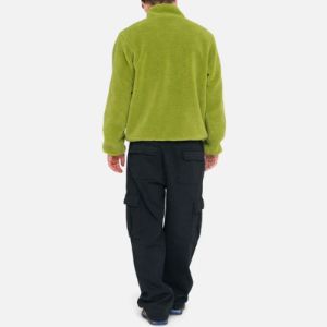 Stussy Reversible Sherpa Jacket 'Green Black' 118520 sold by KicksCrew