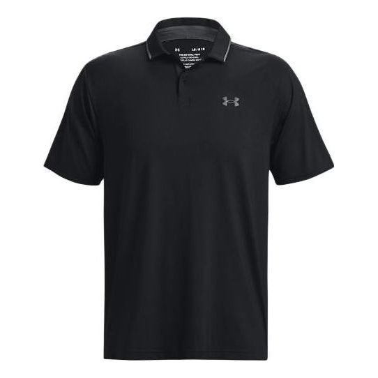 Under Armour Iso Chill Logo Polo Shirt 'Black' 1377364-001 sold by KicksCrew