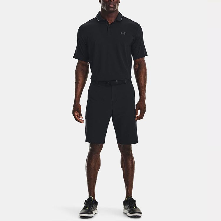 Under Armour Iso Chill Logo Polo Shirt 'Black' 1377364-001 sold by KicksCrew product image thumbnail 5
