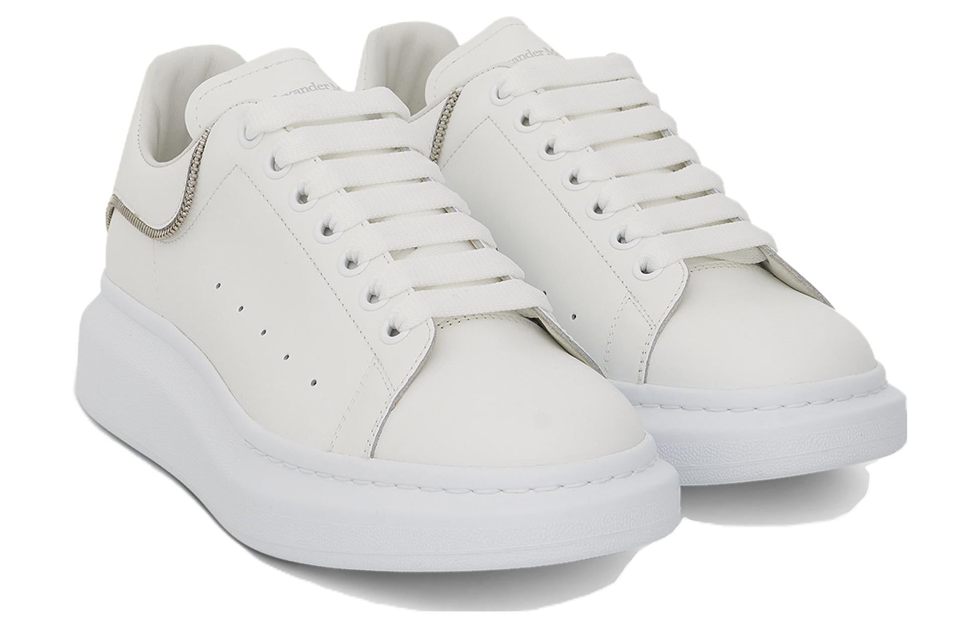 Alexander McQueen Oversized Low-Top Sneakers 'Beige White' 688521WIB9P9071 sold by KicksCrew product image thumbnail 2