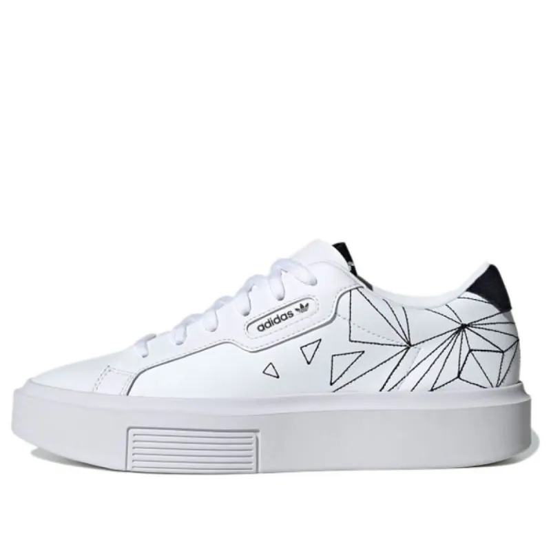 (WMNS) adidas Originals Sleek Super 'White Black' EH1391 sold by KicksCrew