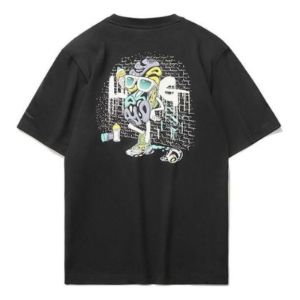 Li-Ning Graphic Loose Fit T-shirt 'Black' AHSR406-2 sold by KicksCrew