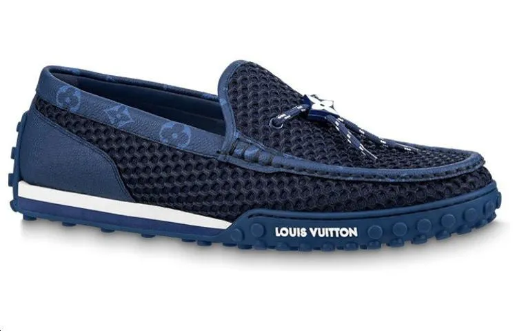 LOUIS VUITTON Racer Moccasins Shoes 'Blue' 1AAQWT sold by KicksCrew product image thumbnail 2