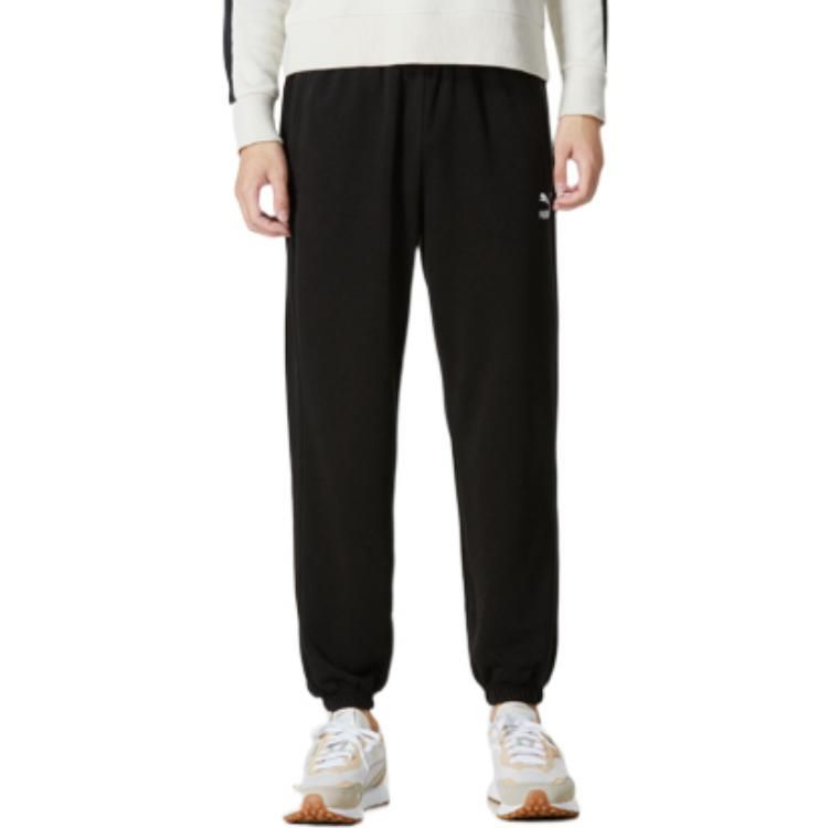 Puma Classics Small Logo Sweatpants 'Black' 537850-01 sold by KicksCrew product image thumbnail 3