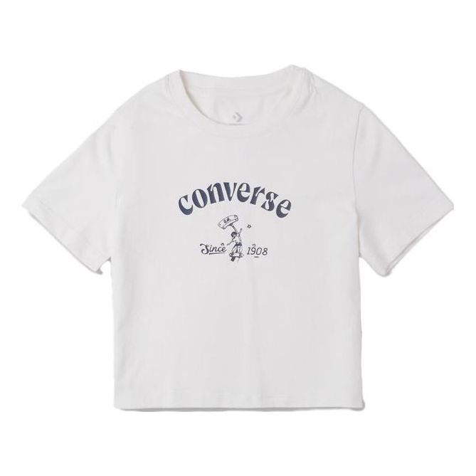 (WMNS) Converse Skateboard Tee 'Egret' 10026166-A01 sold by KicksCrew