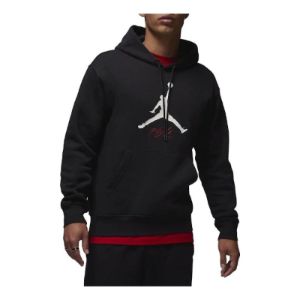 Air Jordan Essentials Fleece Hoodie 'Black white' FD7546-010 sold by KicksCrew