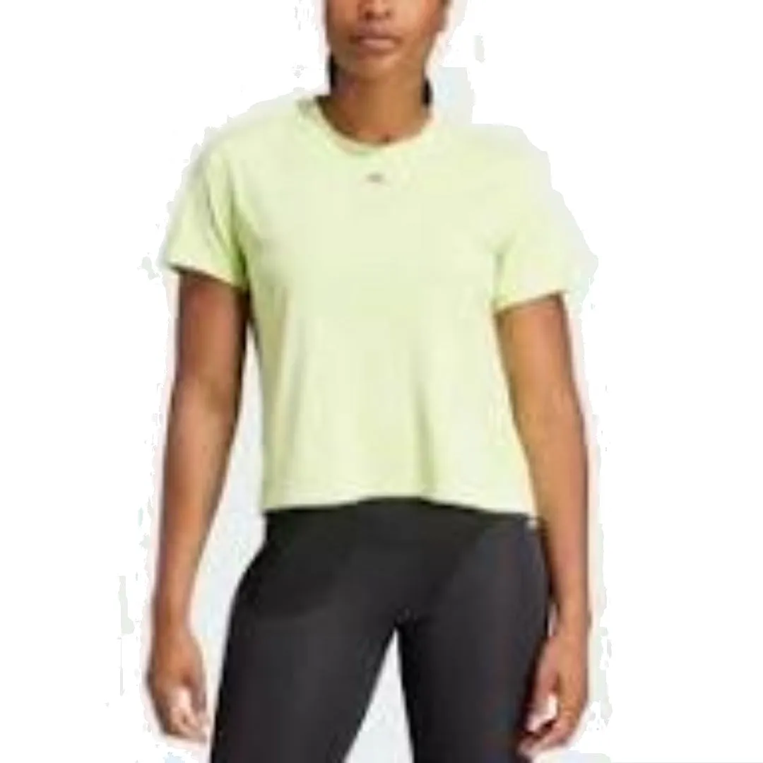 (WMNS) adidas HIIT HEAT.RDY Sweat-Conceal Training T-Shirt 'Green' IM2636 sold by KicksCrew product image thumbnail 3