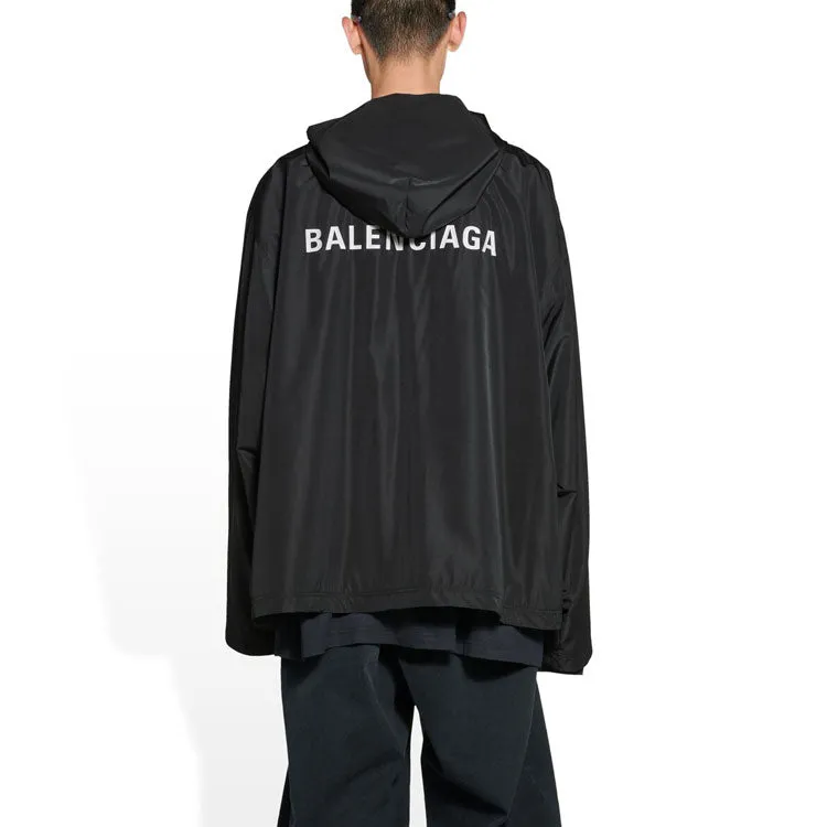 Balenciaga Hooded Windbreaker Jacket 'Black' 725275TYD361000 sold by KicksCrew product image thumbnail 4