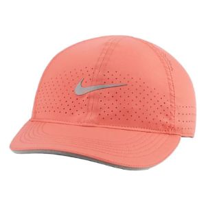 (WMNS) Nike Featherlight Running Cap 'Orange Pink' DC4090-622 sold by KicksCrew