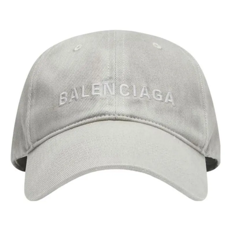 (WMNS) Balenciaga Logo Front Cap 'White' 673319415B30917 sold by KicksCrew