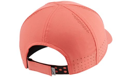 (WMNS) Nike Featherlight Running Cap 'Orange Pink' DC4090-622 sold by KicksCrew