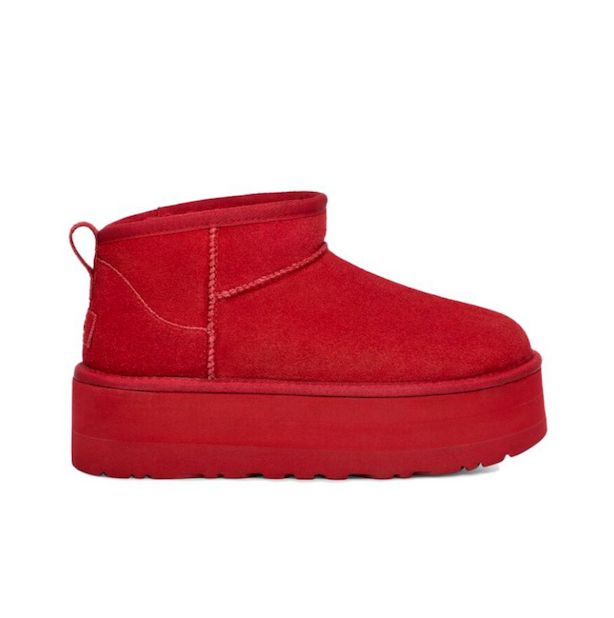 (WMNS) UGG Classic Ultra Mini Platform Boot 'Samba Red' 1135092-SBR sold by KicksCrew product image thumbnail 2