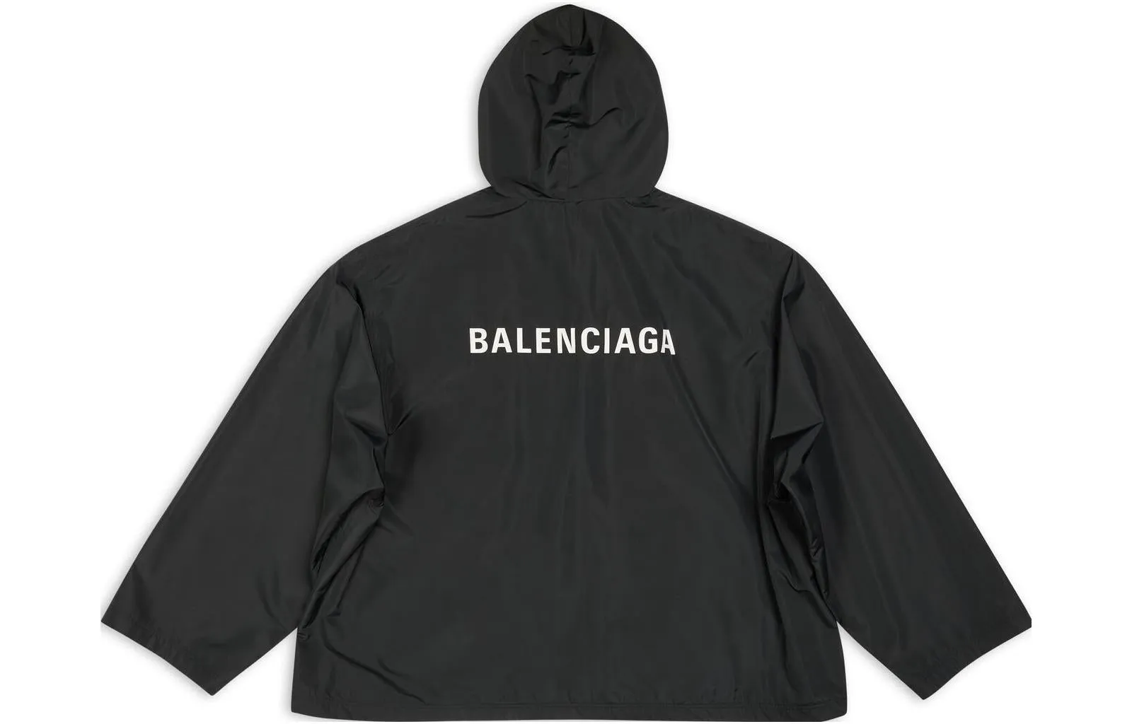 Balenciaga Hooded Windbreaker Jacket 'Black' 725275TYD361000 sold by KicksCrew product image thumbnail 2