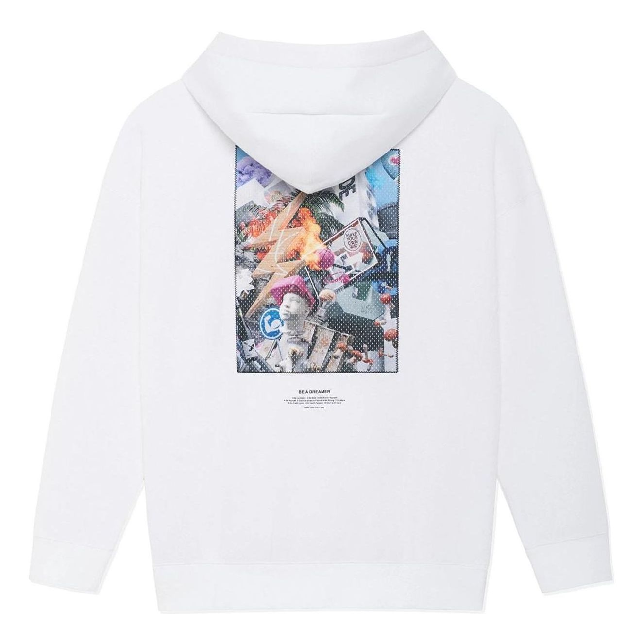 Li-Ning Way Of Wade Art Graphic Hoodie 'White' AWDSE73-2 sold by KicksCrew product image thumbnail 2
