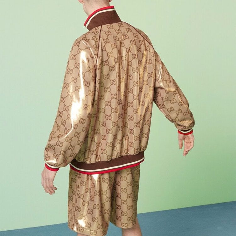 Gucci GG Technical Jersey Zip Jacket 'Gold' 737363-XJFFG-2486 sold by KicksCrew product image thumbnail 3