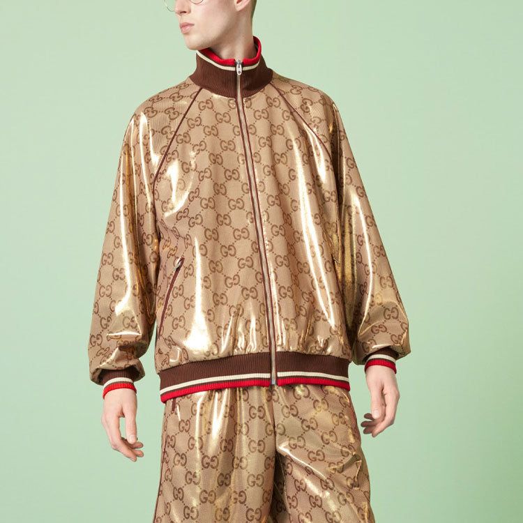 Gucci GG Technical Jersey Zip Jacket 'Gold' 737363-XJFFG-2486 sold by KicksCrew product image thumbnail 4