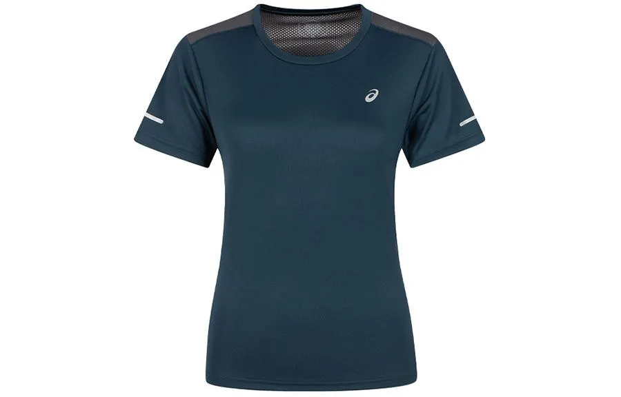 (WMNS) ASICS Icon Short Sleeve Training Top 'Velvet Pine' 2012D027-401 sold by KicksCrew product image thumbnail 2
