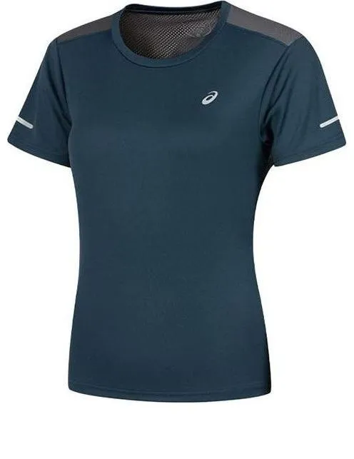(WMNS) ASICS Icon Short Sleeve Training Top 'Velvet Pine' 2012D027-401 sold by KicksCrew