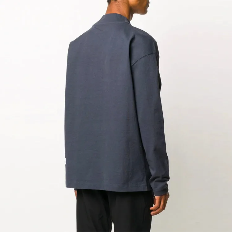 HERON PRESTON Ctnmb Long Sleeve Turtleneck Tshirt 'Navy' HMAB017F20JER0014501 sold by KicksCrew product image thumbnail 2