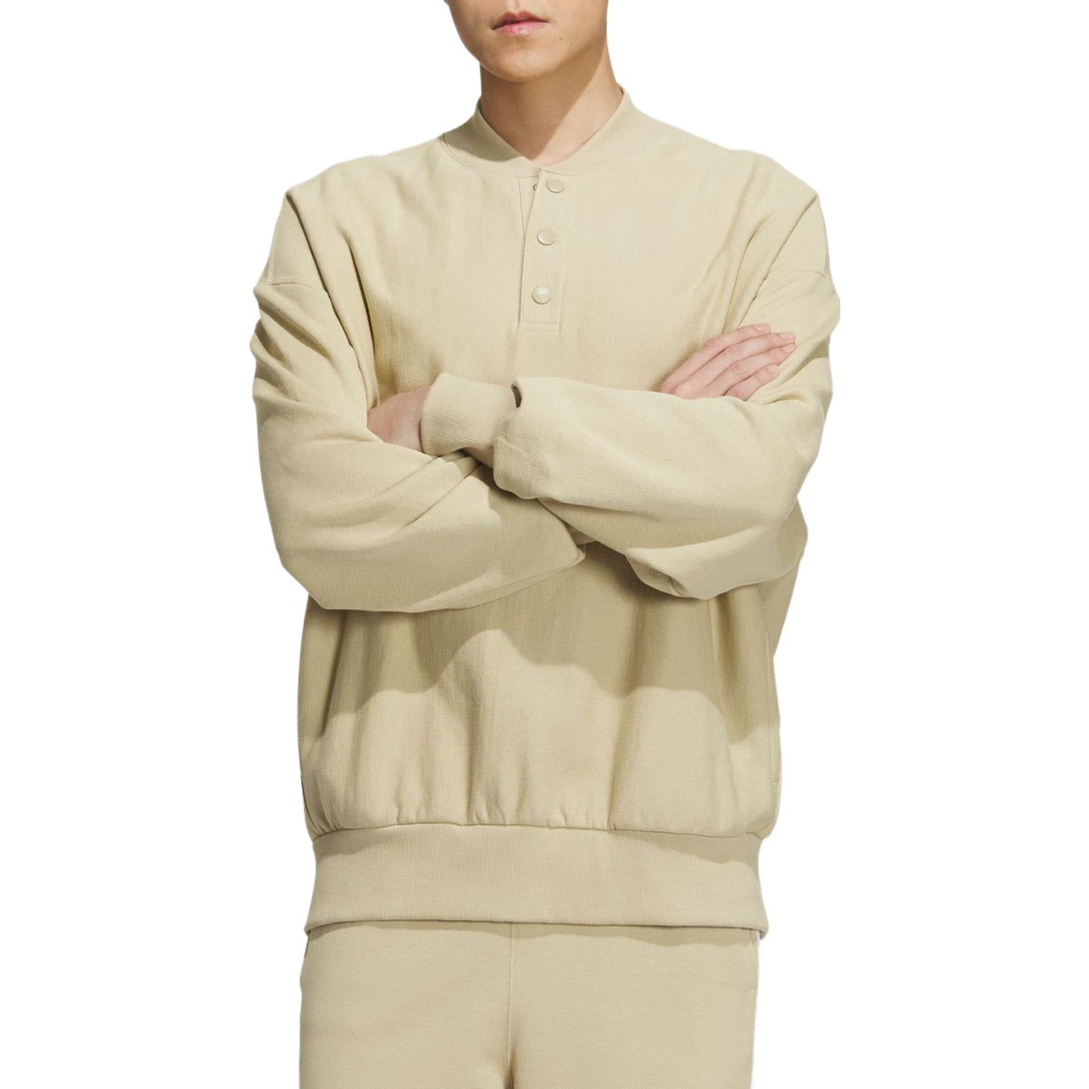 adidas Originals x Notitle Crew Sweatshir 'Tan' IN1096 sold by KicksCrew product image thumbnail 2