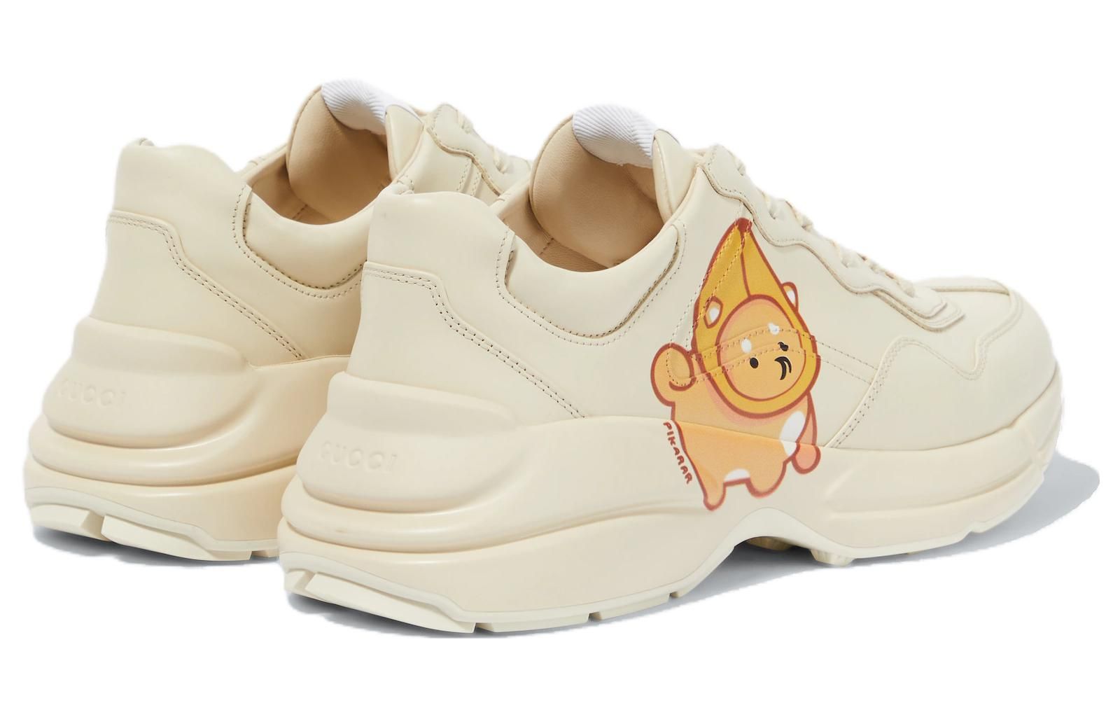 (WMNS) GUCCI Kawaii Rhyton Leather Sneakers 'Cream White' 738776-DRW00-9522 sold by KicksCrew product image thumbnail 4